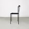 Italian Modern Black Metal and Rubber Chair by Maurizio Peregalli for Zeus, 1984 4