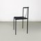 Italian Modern Black Metal and Rubber Chair by Maurizio Peregalli for Zeus, 1984 3