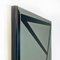 Specchio da parete moderno rettangolare con motivo geometrico nero, Italia, anni '80, Immagine 7