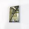 Specchio da parete moderno rettangolare con motivo geometrico nero, Italia, anni '80, Immagine 4