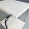 Italian Modern Double-Shelf Coffee Table in White Painted Wood and Metal, 1980s, Image 6