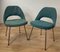 Sillas de conferencias con patas de acero de Saarinen, años 60. Juego de 2, Imagen 4