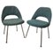Konferenzstühle mit Stahlbeinen von Saarinen, 1960er, 2er Set 1