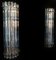 Vintage Murano Wall Sconce Iridescent Triedri Glass, Murano, 1890s, Set of 2, Image 8