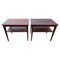 Tables de Chevet Mid-Century Modernes, Danemark, 1968, Set de 2 1