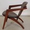 Butterfly Chair in Smoked Oak and Grey Hallingdal Fabric by Hans Wegner for Getama 3