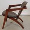 Butterfly Chair in Smoked Oak and Grey Hallingdal Fabric by Hans Wegner for Getama, Image 3