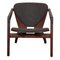 Silla Butterfly de roble ahumado y tela Hallingdal gris de Hans Wegner para Getama, Imagen 1