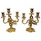 Brass Candlesticks, 1870s, Set of 2 3