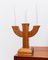 Candleholder in Wood, Italy, 1950s 1