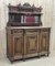 Early 20th Century Louis XVI Cupboard in Oak and Chestnut with Marble Top and Beveled Mirror 5