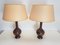 Vintage Scandinavian Rosewood Table Lamp, 1960, Set of 2, Image 20