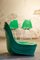 Vintage Green Chairs DSX -H Base by Charles and Ray Eames for Herman Miller, 1960s 2