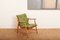 Armchair Ronco in Solid Wood frame & Green Fabric Cover by Jacob Müller for Wohnhilfe, 1950s 10