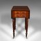 Antique English Pembroke Table with Drop Leaf, 1830 1