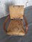 Goldener Vintage Sessel, 1940er 1