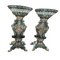 Grands Vases Mid-Century en Porcelaine, France, Set de 2 8