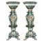 Grands Vases Mid-Century en Porcelaine, France, Set de 2 1