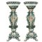 Tall Mid-Century French Porcelain Vases, Set of 2, Image 1