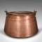 Indian Fireside Fuel Basket in Copper & Bronze, 1850s 4