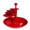 Dispenser per snack vintage rosso intenso, anni '80, Immagine 1