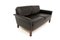 2-Seater Scandinavian Leather Sofa, Sweden, 1950s, Image 6