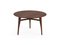Chilgrove Round 75 Walnut Coffee Table by Sjoerd Vroonland for Revised 1