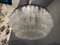 Large Murano Glass Tube Tronchi Flushmount Ceiling Light 1980s 4
