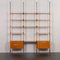 Mid-Century Italian Floor to Celling Room Divider Bookcase in the style of Franco Albini, 1960s, Image 1