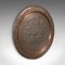 Turkish Copper Wall Plate, 1850s, Image 2