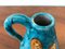 Italian Hand-Decorated Glazed Polychrome Terracotta Vases from La Vietrese, Set of 3 9