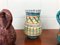 Vasi in terracotta policroma smaltata e decorata a mano di La Vietrese, Italia, set di 3, Immagine 28