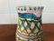 Vasi in terracotta policroma smaltata e decorata a mano di La Vietrese, Italia, set di 3, Immagine 4