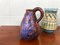 Italian Hand-Decorated Glazed Polychrome Terracotta Vases from La Vietrese, Set of 3 29