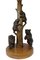 Black Forest Carved Lamp with 4 Bears, Brienz, 1950s, Image 3