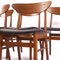 Sedia da pranzo nr. 210 vintage di Farstrup Furniture, anni '50, set di 6, Immagine 8