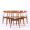 Sedia da pranzo nr. 210 vintage di Farstrup Furniture, anni '50, set di 6, Immagine 3