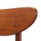 Silla de comedor modelo 210 vintage de Farstrup Furniture, años 50. Juego de 6, Imagen 8