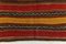 Tapis Kilim Vintage en Laine, Turquie 8