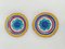 Vintage Italian Ceramic Plates by DeSimone, 1960s, Set of 2 1