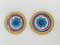 Vintage Italian Ceramic Plates by DeSimone, 1960s, Set of 2, Image 1