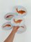 Piatti da pesce vintage in porcellana bavarese con decori giapponesi, anni '60, set di 7, Immagine 15