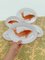 Vintage Fischservice Teller aus bayerischem Porzellan mit japanischem Dekor, 1960er, 7 . Set 6