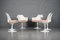 Tulip Chairs in Hermès Upholstery by Eero Saarinen for Knoll International, 1970, Set of 6, Image 2