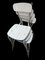 Esstisch und Stühle aus weißem Resopal, 1950er, 5er Set 5