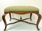 Antique French Louis XV Style Walnut Bench Stool, 1800s 16