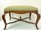 Antique French Louis XV Style Walnut Bench Stool, 1800s, Image 16