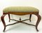 Antique French Louis XV Style Walnut Bench Stool, 1800s 2