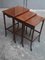 Vintage Nesting Tables in Mahogany, Set of 3, Image 8