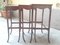Vintage Nesting Tables in Mahogany, Set of 3 7